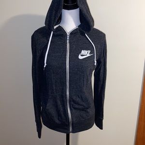 Nike vintage zip front hoodie, L GUC